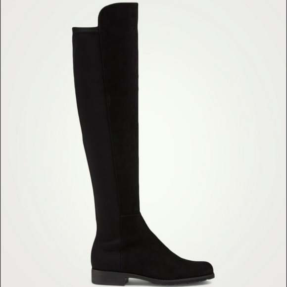 Authentic STUART WEITZMAN 5050 Suede Knee-High Boots - Picture 2 of 10